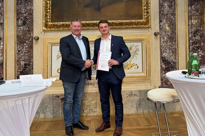 VDM Ehrung für Lukas Eisenbauer in Wien