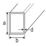 FORMROHR 60X30X3 S235JRH EN10219