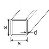 FORMROHR 25X25X2 VERZ.