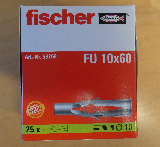 Universaldübel Fischer FU 10x60 - 25 Stk/Pkg