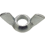 Flügelmutter DIN 315: M6  - TEMPERGUSS, verzinkt - 200 Stk/Pkg