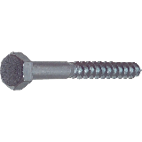 Gestellschrauben DIN 571: 10x50 - STAHL, verzinkt - 100 Stk/Pkg