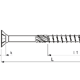 Speed Senkkopf 8x100 TX 40 - 50 Stk./Pkg