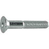 Senkschrauben (ISK) ISO 10642: 10x60 - STAHL, verzinkt - 100 Stk/Pkg