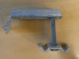 Halteklammer für Maschenweite 33x33 mm bis 30 mm Höhe - STAHL, verzinkt