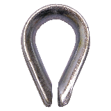 Seilkauschen 8 mm DIN6899 B mittelschwer Seilkauschen 8 mm DIN6899 B mittelschwer