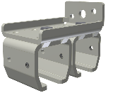 Doppel-Wandmuffe (Nr. 0)