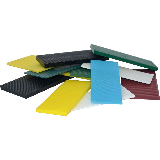 Unterlegplättchen Pfosten Doppelstab 100x26x2 blau Unterlegplättchen Pfosten Doppelstab 100x26x2 blau