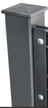 L-Zaunanschlussleiste 1630 mm RAL 7016 L-Zaunanschlussleiste 1630 mm RAL 7016